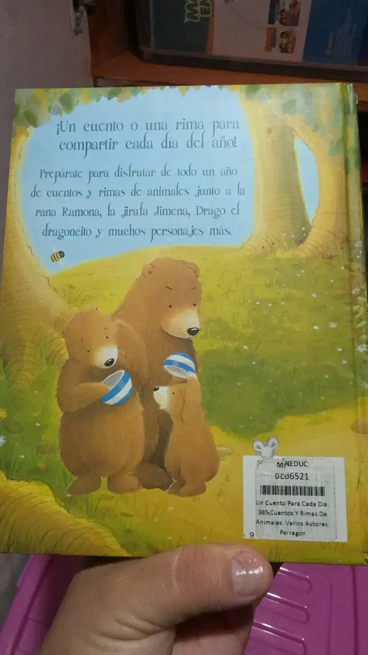 Libro 365 Cuentos y Rimas de Animales para Niños - 3