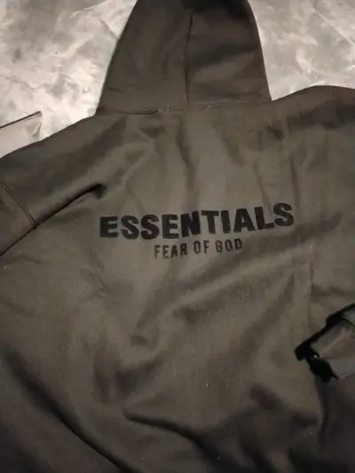 Polerón Essentials Fear of God negro unisex - miniatura 1