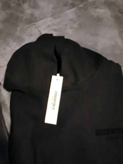 Polerón Essentials Fear of God negro unisex - miniatura 3