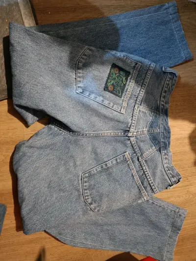 Jeans Wrangler clásicos de mezclilla azul - miniatura 1