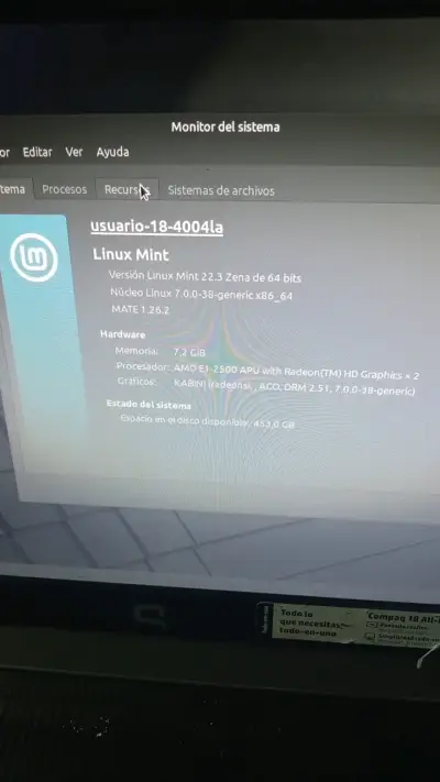 PC Computador Todo-en-Uno barato 8gb 500 hdd linux - miniatura 3