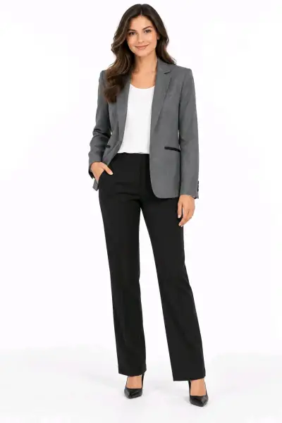Chaqueta de Mujer Gris Basement - miniatura 2