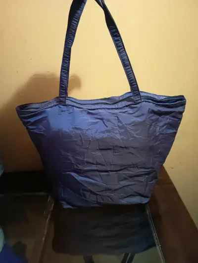 Bolso tote azul grande para mujer tornasol - miniatura 1