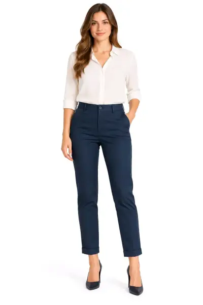 Pack de 4 pantalones de vestir para mujer - miniatura 1