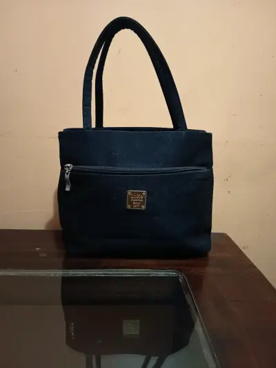 Bolso de mano negro LuKe Collection elegante - miniatura 1