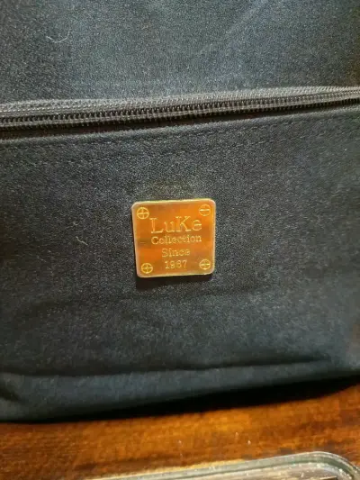 Bolso de mano negro LuKe Collection elegante - miniatura 2