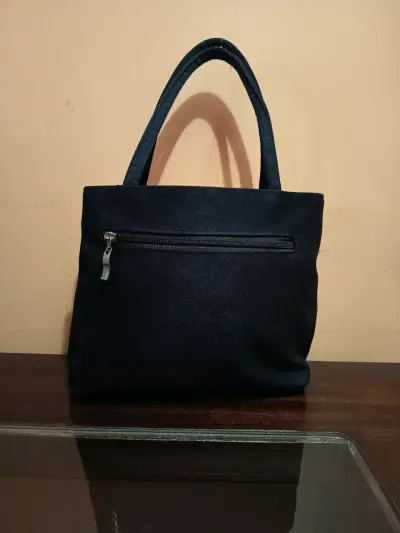 Bolso de mano negro LuKe Collection elegante - miniatura 3