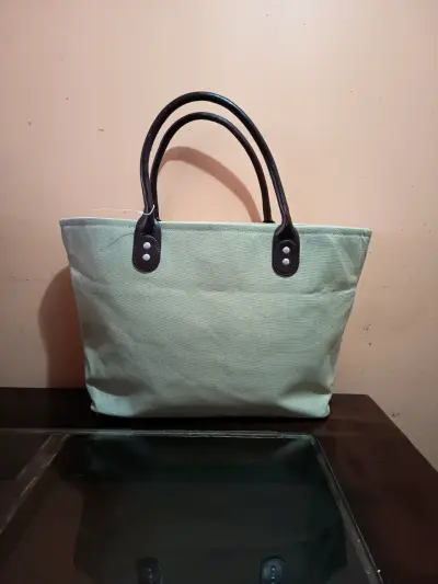 Tote plomo con asas negras - miniatura 1