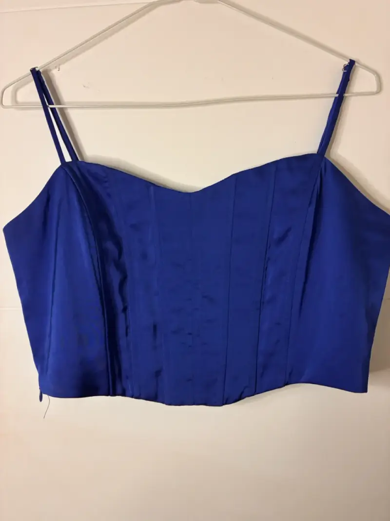 Top azul sin mangas Nicopoly talla L - 1