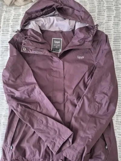Chaqueta impermeable morada para mujer Uppi - miniatura 1