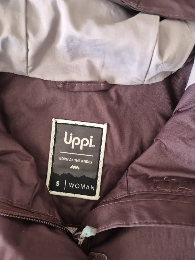 Chaqueta impermeable morada para mujer Uppi - 2