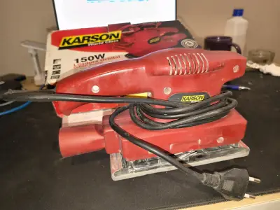 Lijadora Orbital Karson 150W Roja - miniatura 2