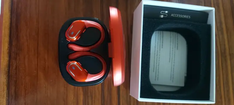 Audífonos inalámbricos deportivos Lifebee rojos - 3