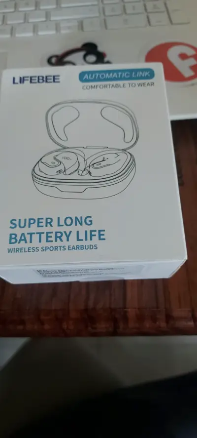 Audífonos inalámbricos deportivos Lifebee rojos - miniatura 4