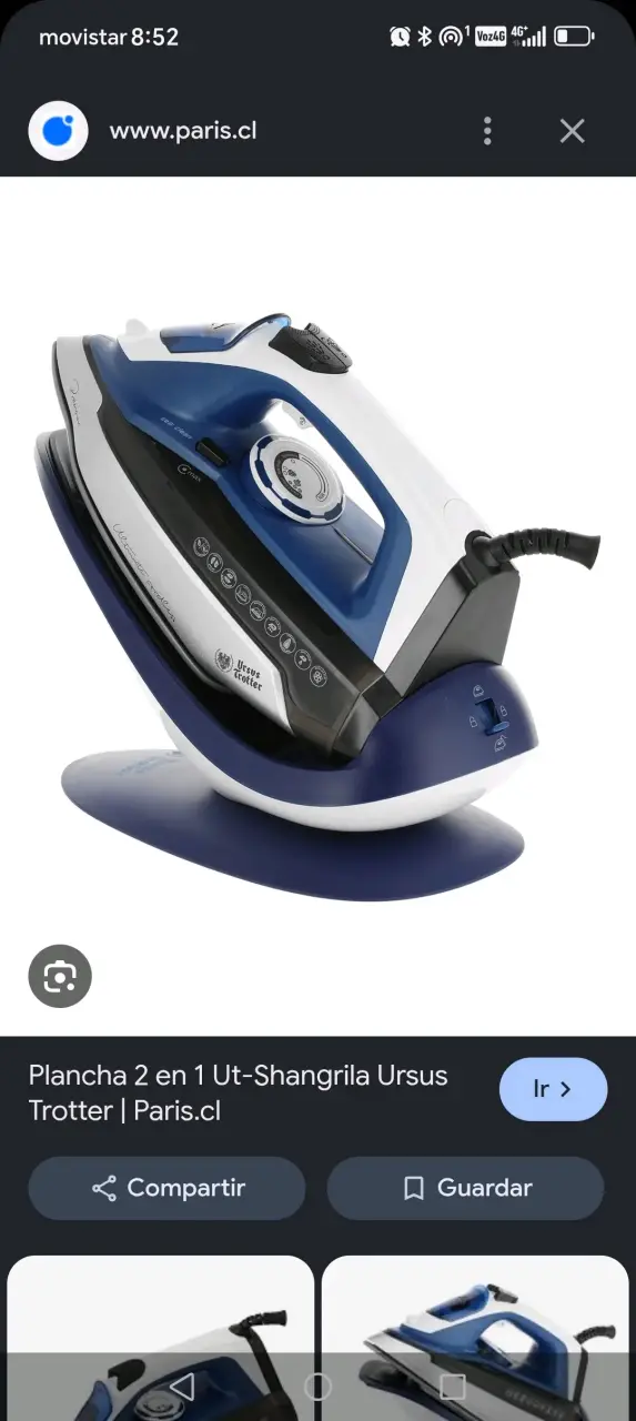 Plancha a vapor 2 en 1 Ursus Trotter Shangrila