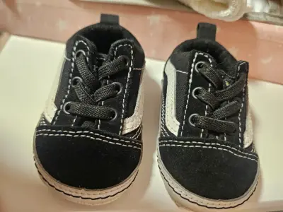 Zapatillas negras Vans Old Skool bebe - miniatura 1