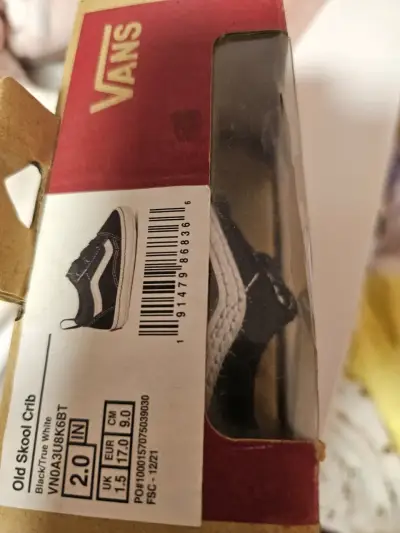 Zapatillas negras Vans Old Skool bebe - miniatura 3