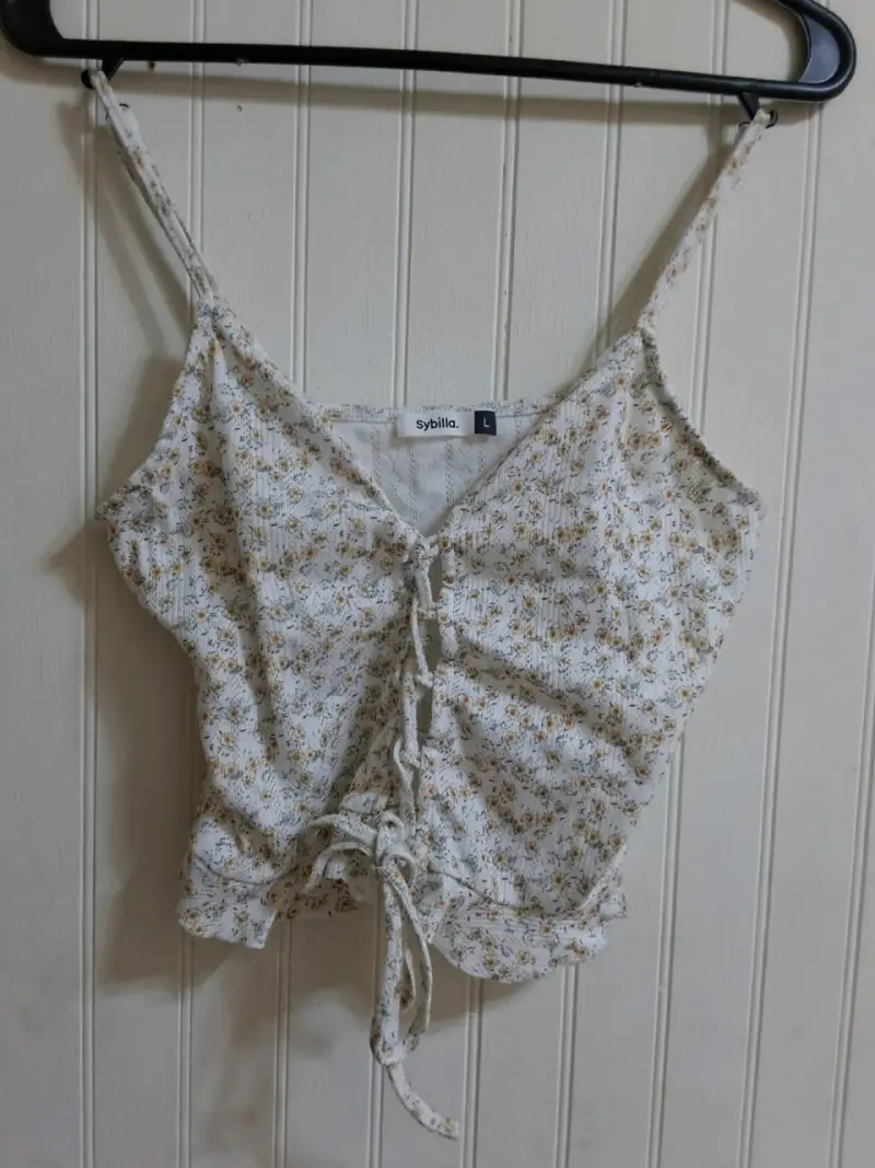 Top de tirantes florido Sybilla talla L