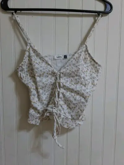 Top de tirantes florido Sybilla talla L - miniatura 2
