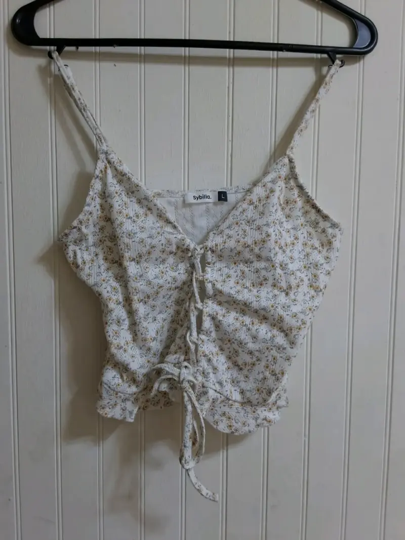 Top de tirantes florido Sybilla talla L - 4