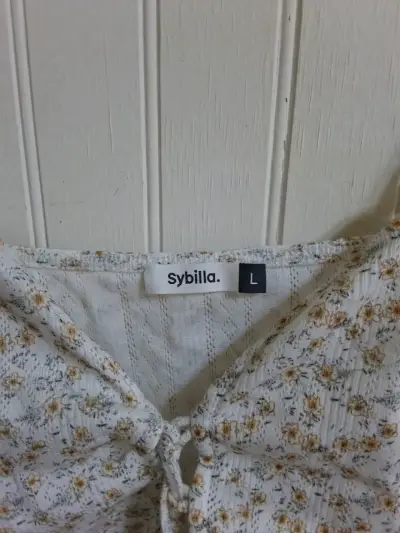 Top de tirantes florido Sybilla talla L - miniatura 5