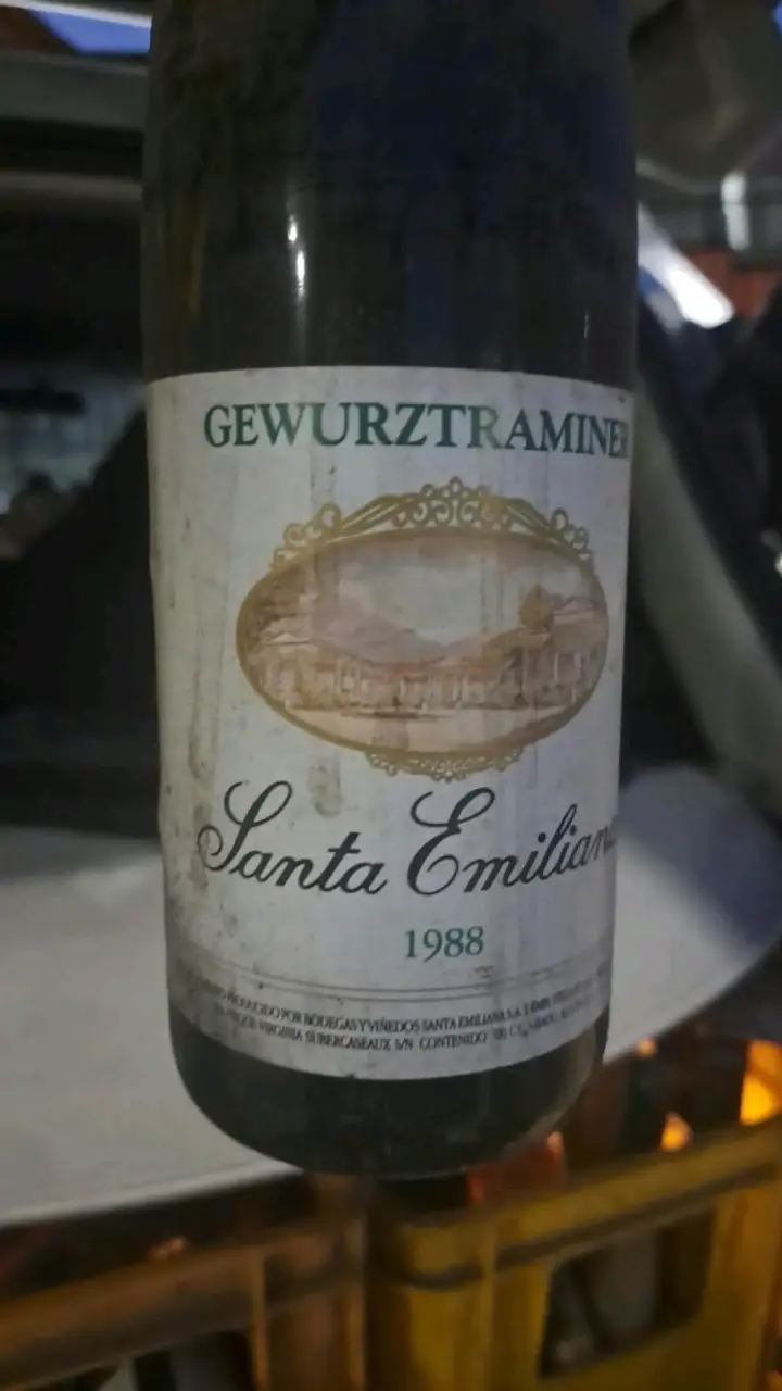 Antiguo Vino Gewurztraminer Santa Emiliana 1988 - 2