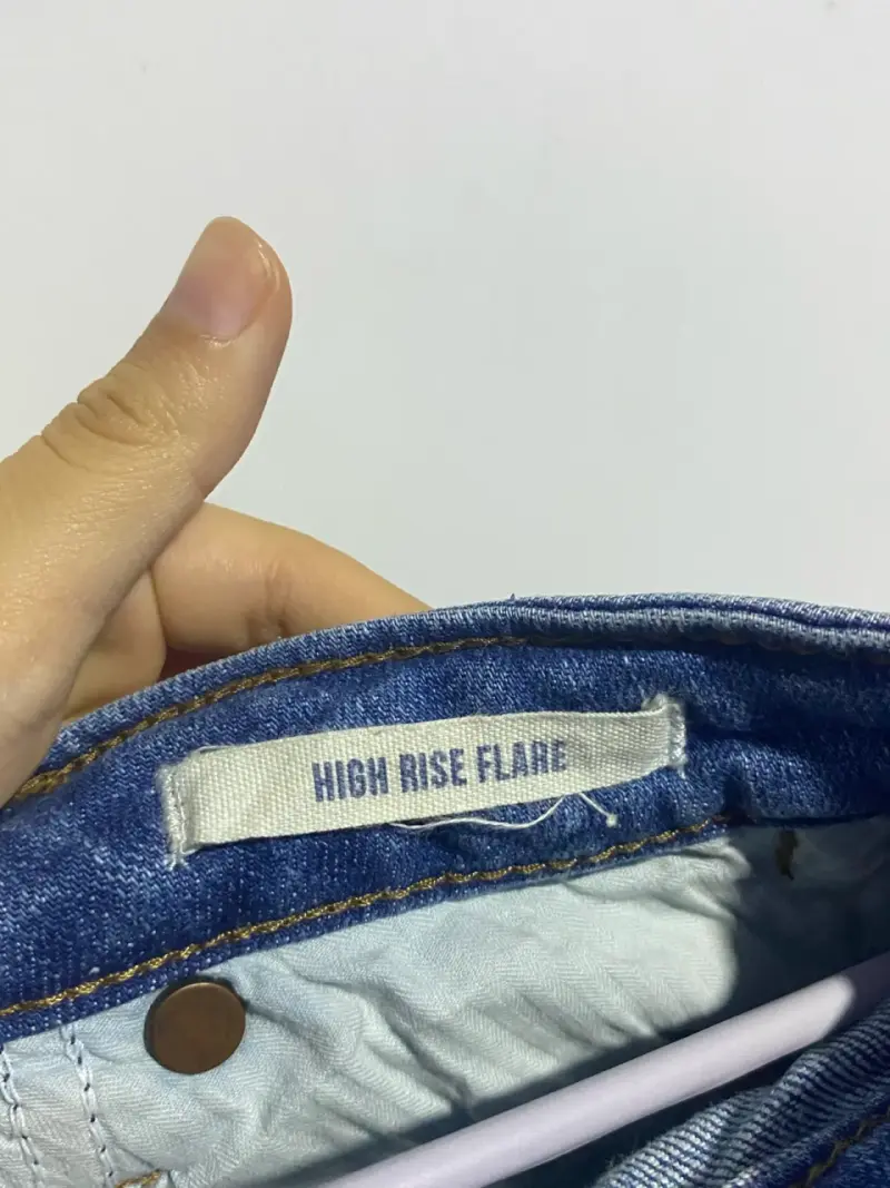 Jeans Wrangler acampanados azul talla 34 - 5