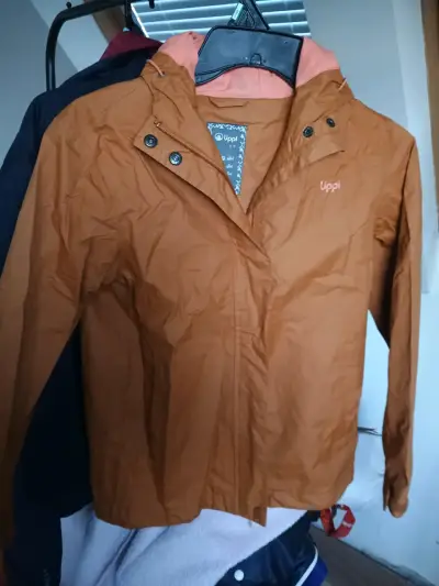 Chaqueta impermeable para niños Uppi color marrón - miniatura 1