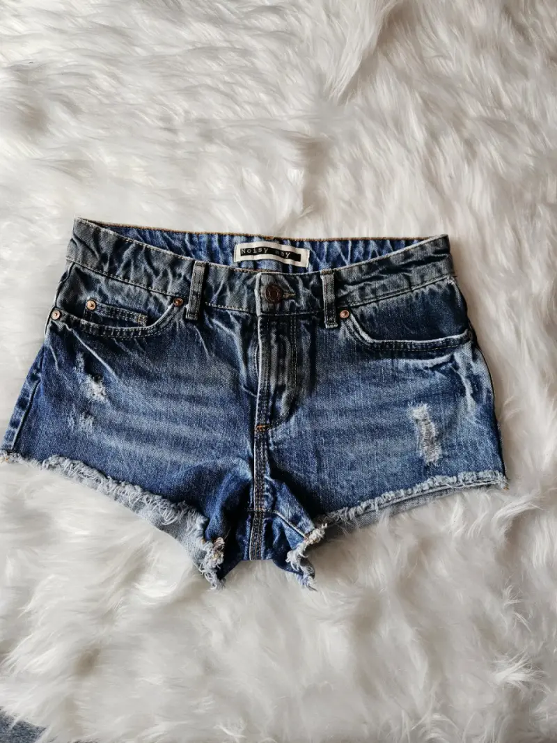 Shorts de mezclilla Noisy May desgastados - 2