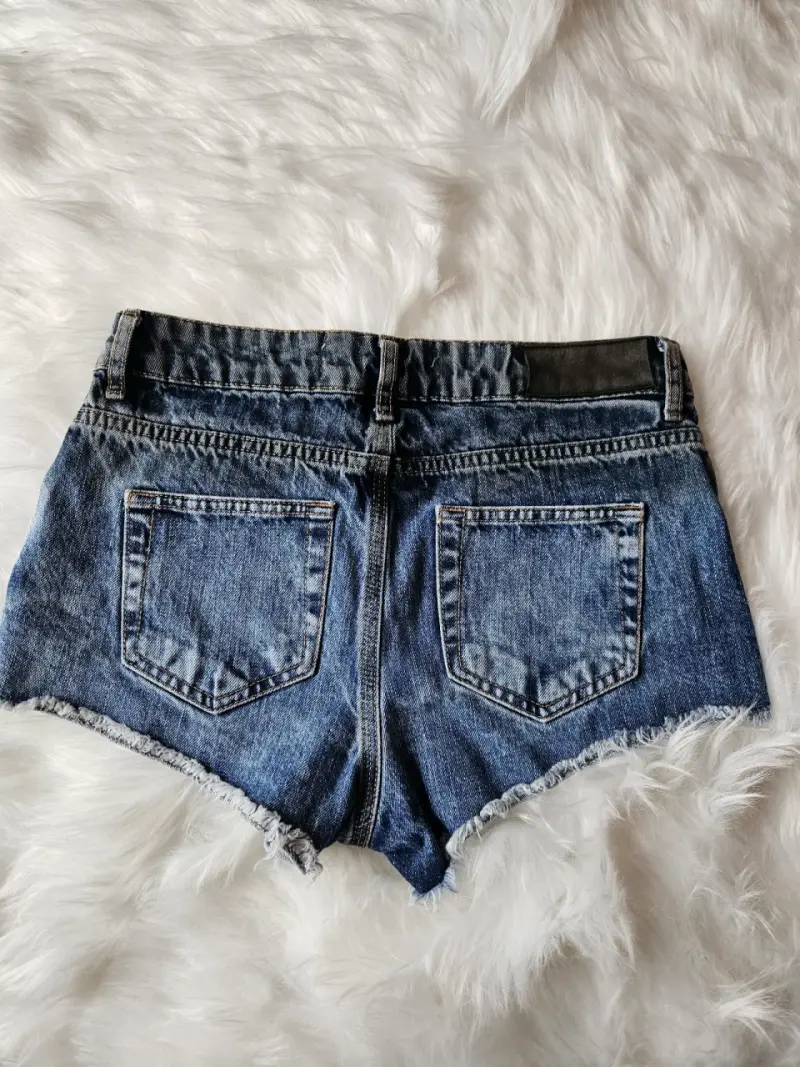 Shorts de mezclilla Noisy May desgastados - 4
