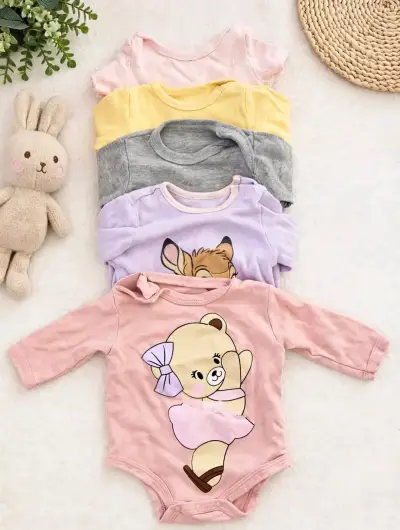 Conjunto de bodys para bebé 3 meses - miniatura 2