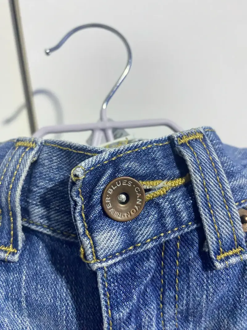 Jeans de mezclilla azul mujer talla 32 - 4