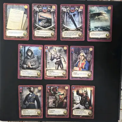 10x Cartas Heroes de Chile - Epoca Salo - MyL - miniatura 1