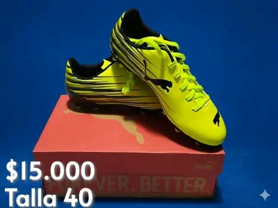 Zapatillas de fútbol Puma talla 40 y 41 - miniatura 1
