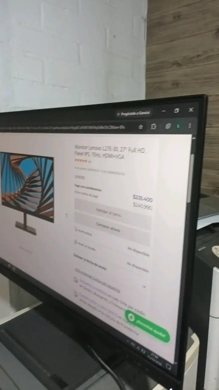 Monitor Lenovo L27e-30 27 pulgadas Full HD - 2