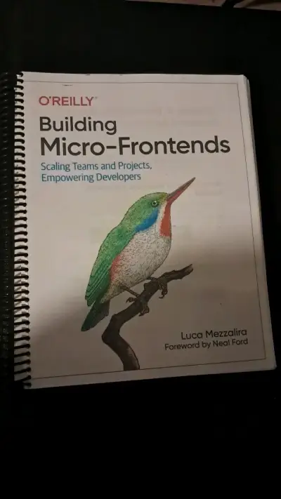 Libro Building Micro-Frontends de O'Reilly - miniatura 1