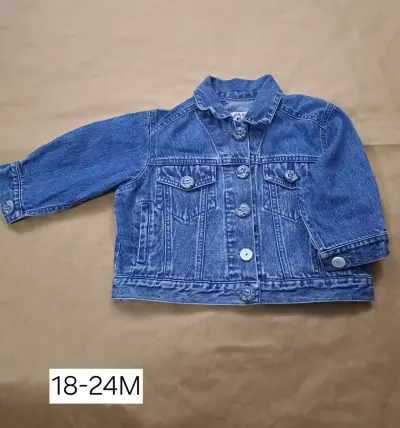 Chaqueta de mezclilla para niña 18-24 meses - miniatura 1