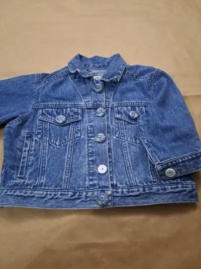 Chaqueta de mezclilla para niña 18-24 meses - miniatura 2