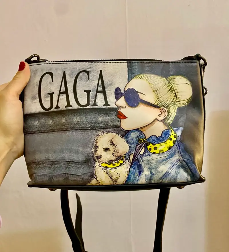 Cartera de mano con diseño ilustrado Gaga - 3