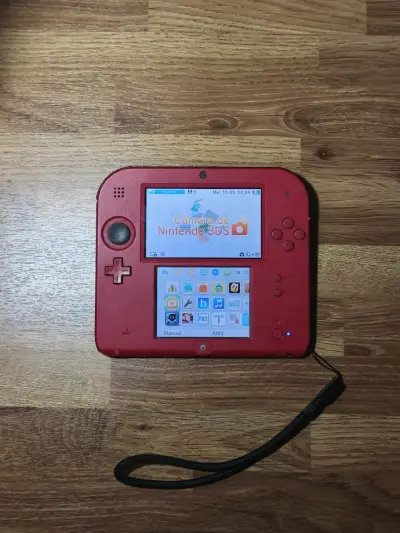 Consola Nintendo 2DS Roja con Cargador - miniatura 1
