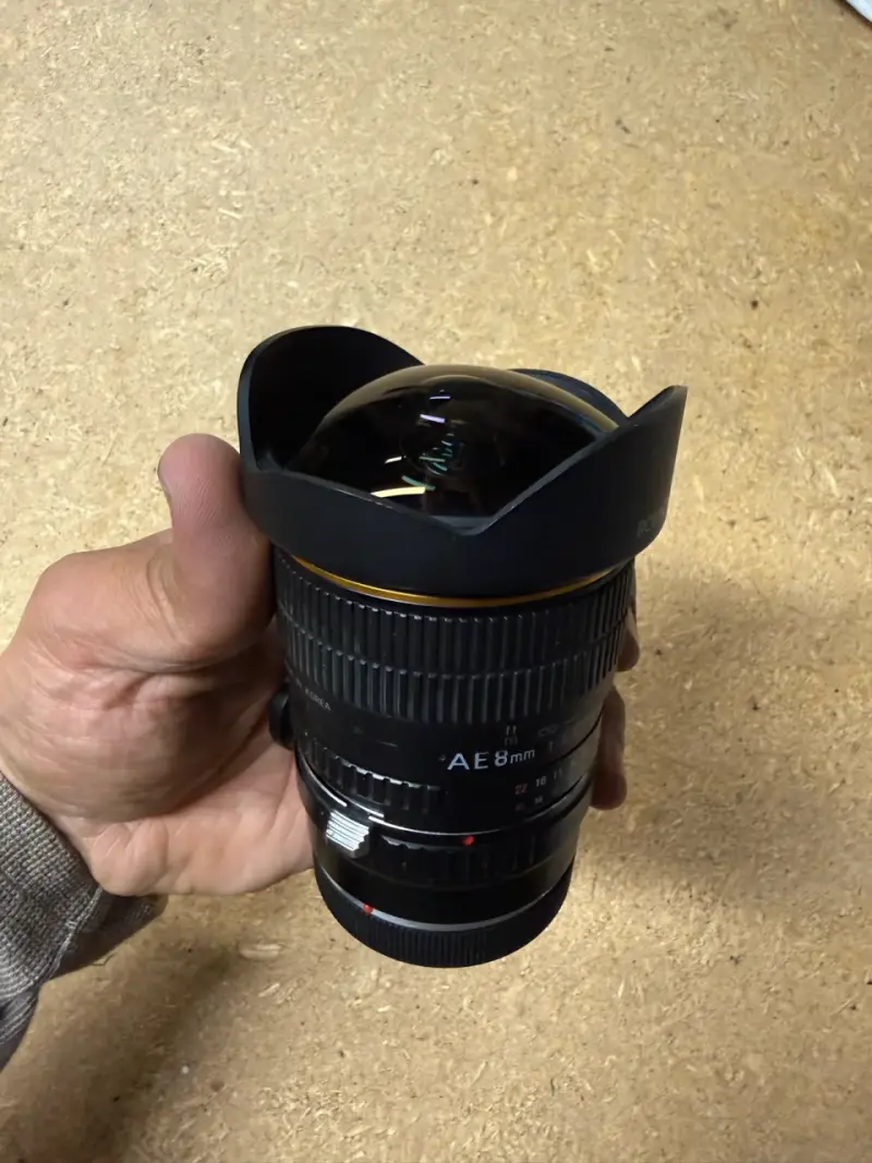 Lente ojo de pez Rokinon 8mm - 1