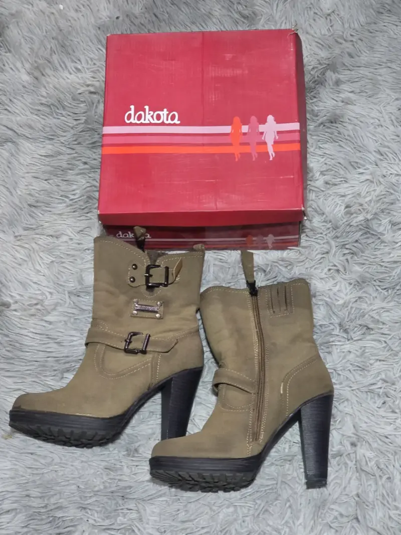 Botines de tacón alto Dakota color marrón