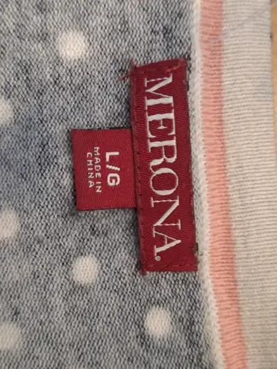 Cardigan negro con lunares blancos mujer Talla L - miniatura 4