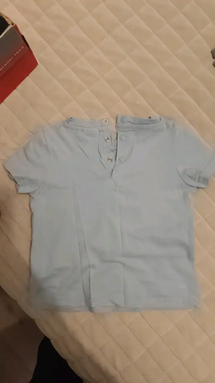 Polera infantil (Talla 2) azul con diseño Stitch - 3