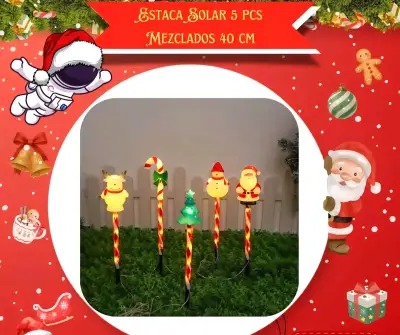 Luces decorativas navideñas LED con figuras - miniatura 5
