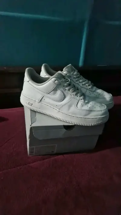 Zapatillas deportivas blancas Nike Air Force 1 - miniatura 3