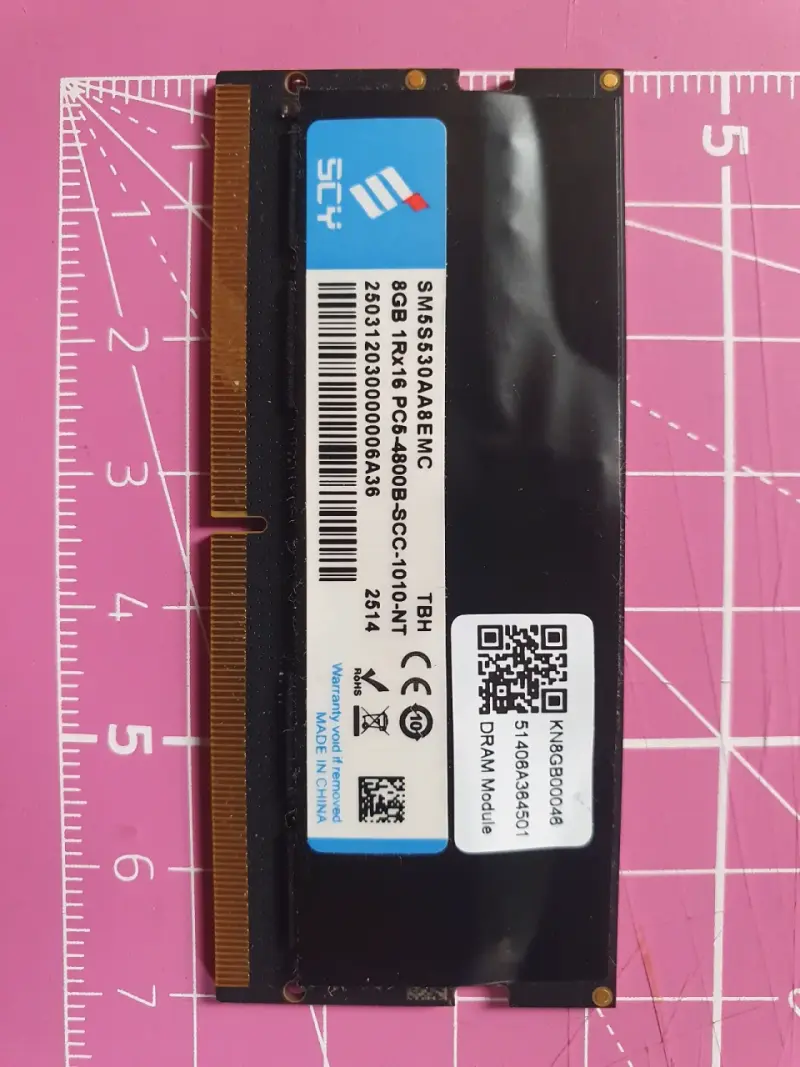 Módulo de memoria RAM 8GB SLY DDR5