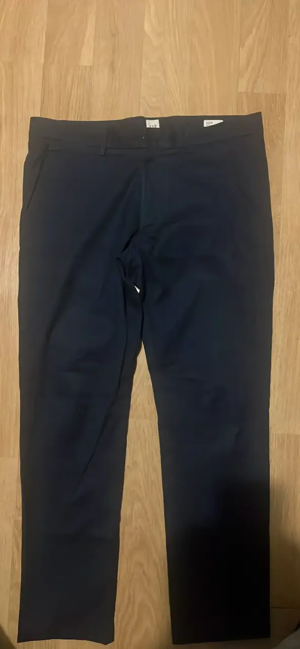 Pantalón de vestir azul marino para hombre - 1
