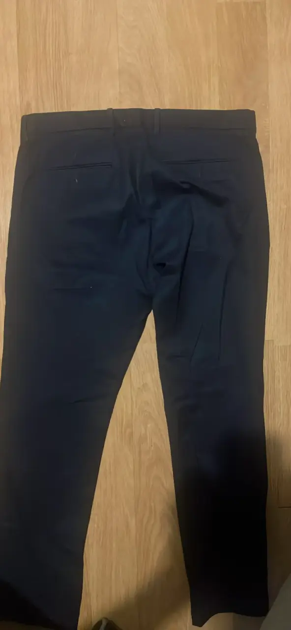 Pantalón de vestir azul marino para hombre - 3