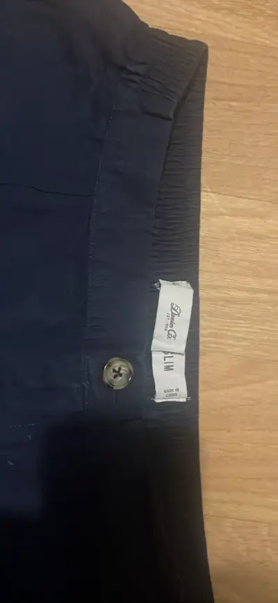 Pantalones azul oscuro para hombre talla 34 - miniatura 3